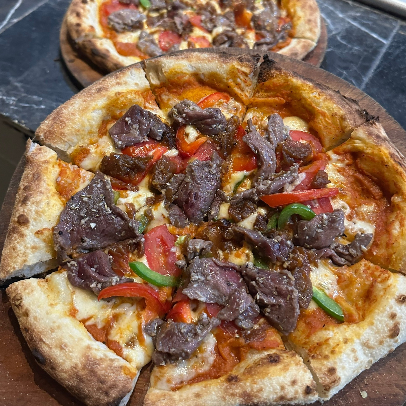 Cheese Steak Pizza