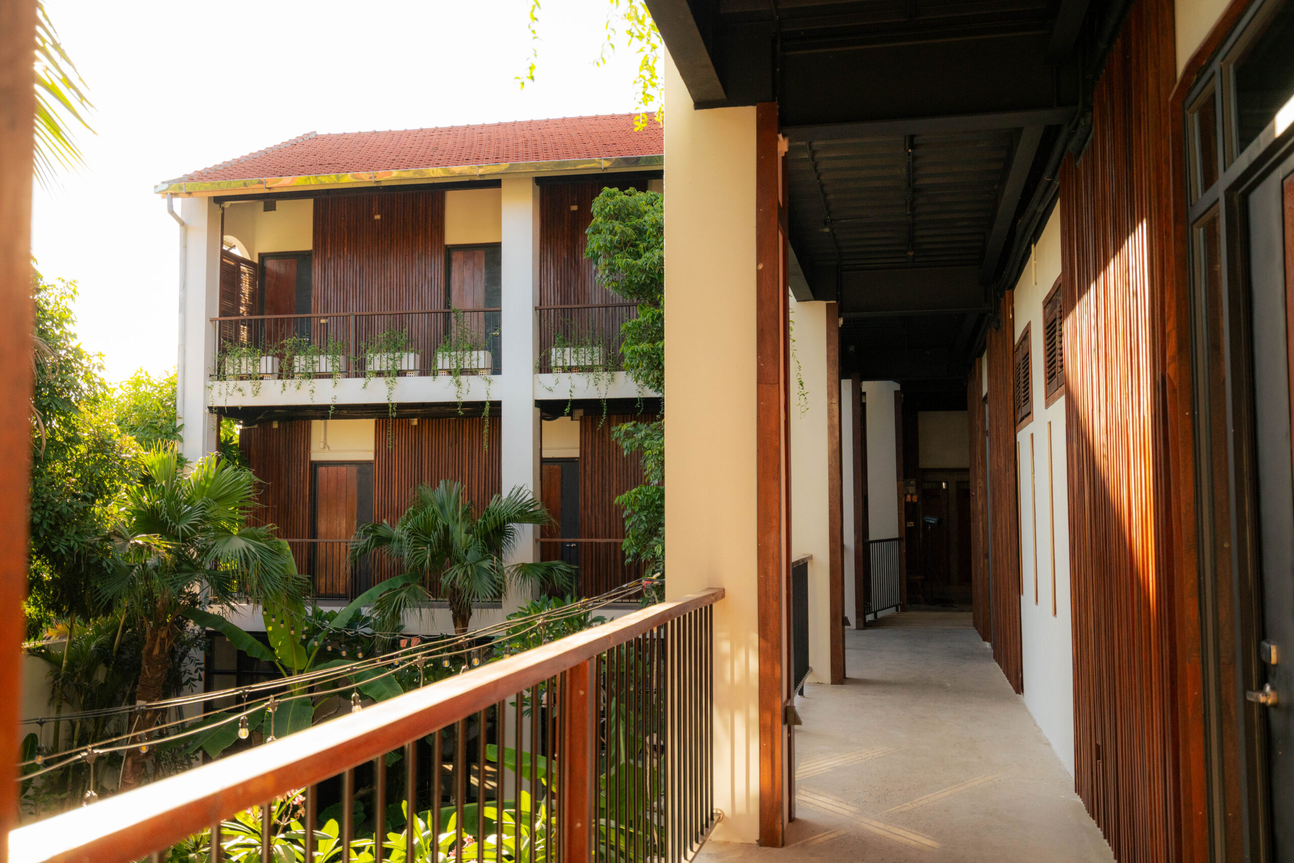 Social common area and traveler lounge at The Laneway Hostel, Ninh Binh
