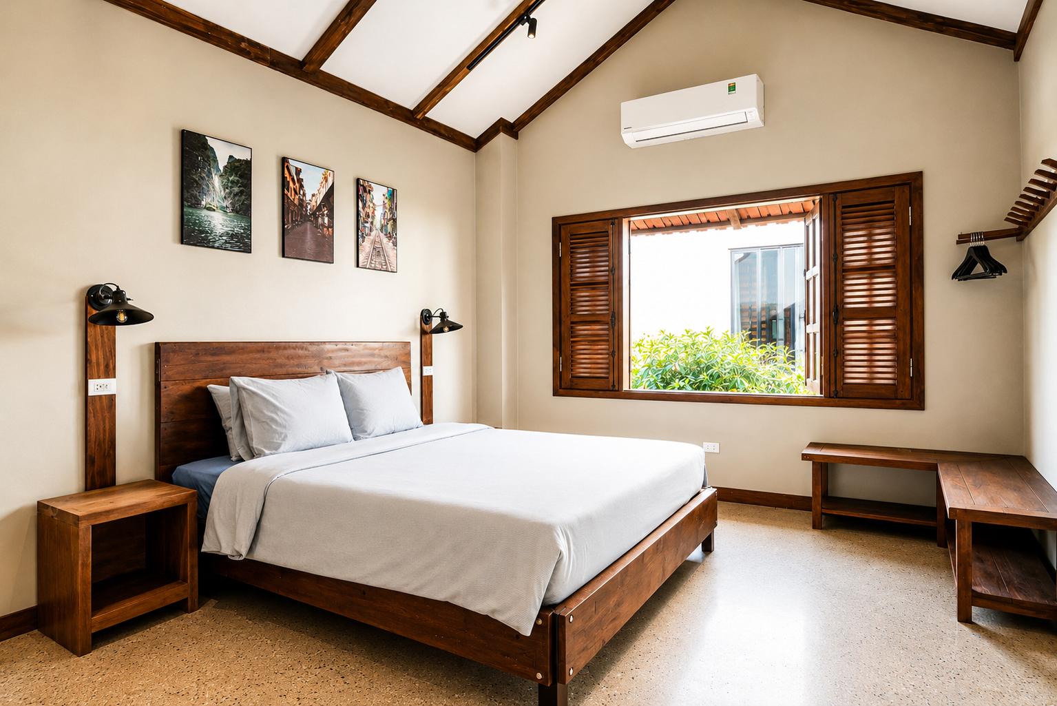 Deluxe Double at The Laneway Hostel Ninh Binh - photo 4