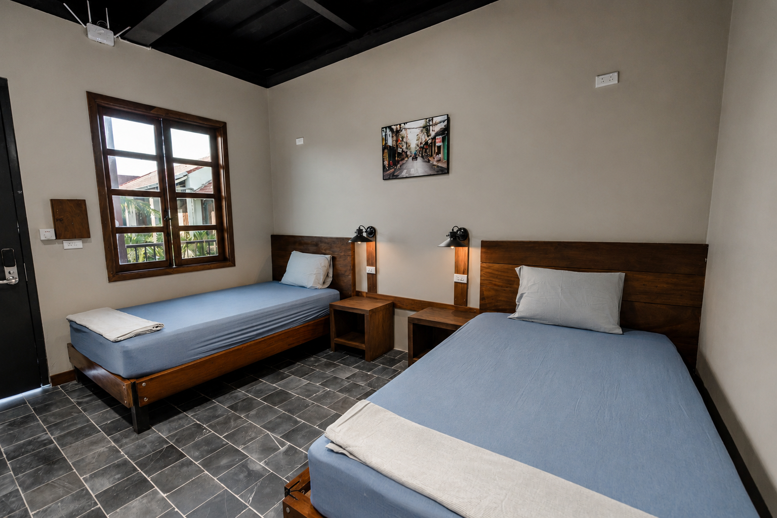 Deluxe Twin Room Private Ensuite The Laneway Hostel Ninh Binh 2