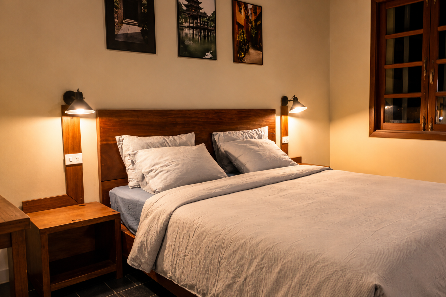 Standard Double Bed Private Ensuite The Laneway Hostel Ninh Binh 6