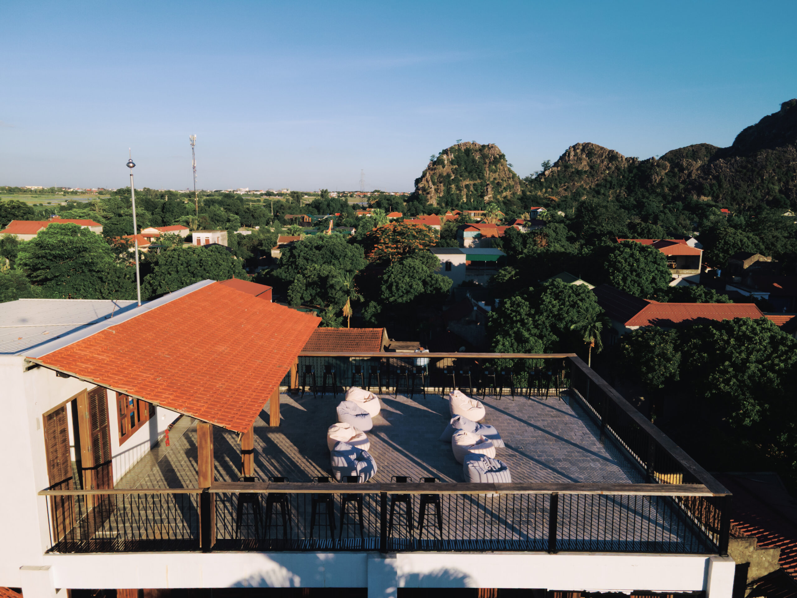 Life on the rooftop at The Laneway Hostel
