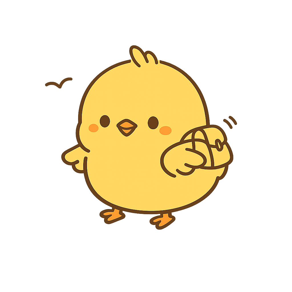 Chookie’s little chicken mascot